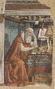 Sandro Botticelli Domenico Ghirlandaio,St Jerome in his Study (m,k36) painting